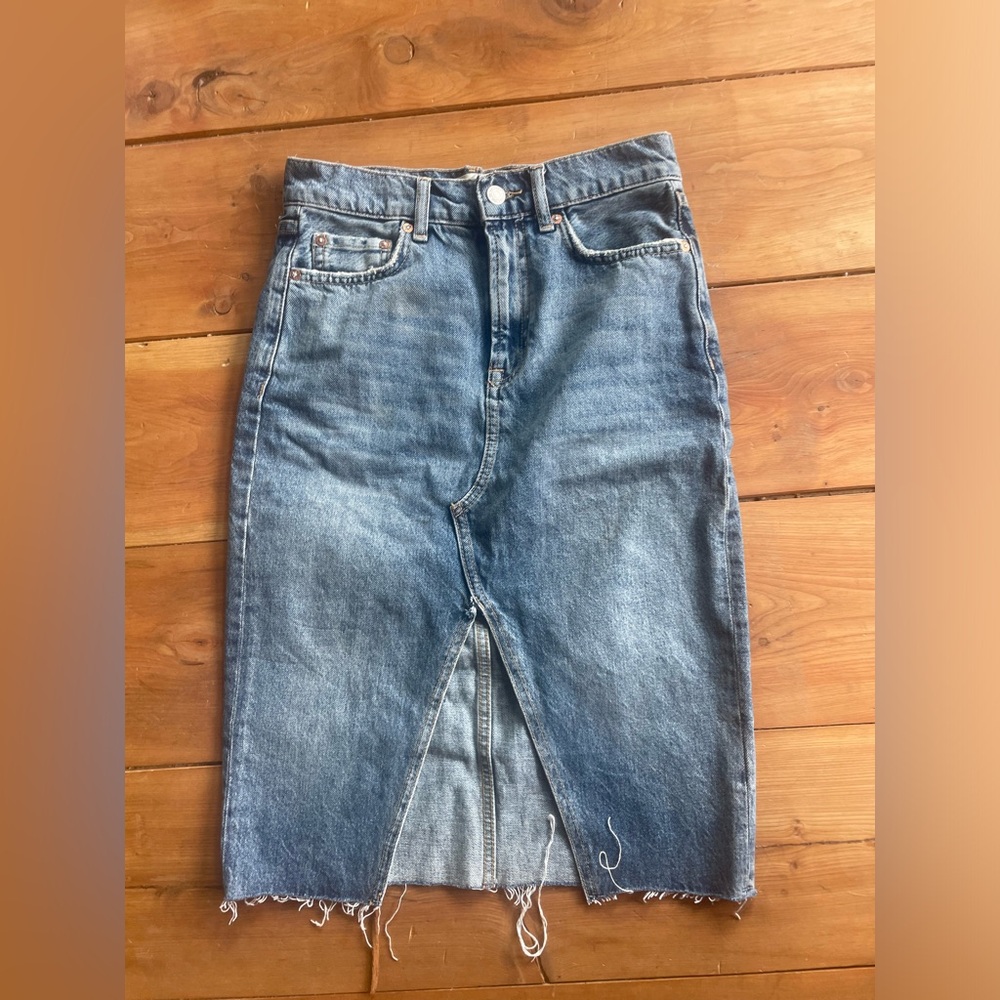 Free People Denim Skirt
